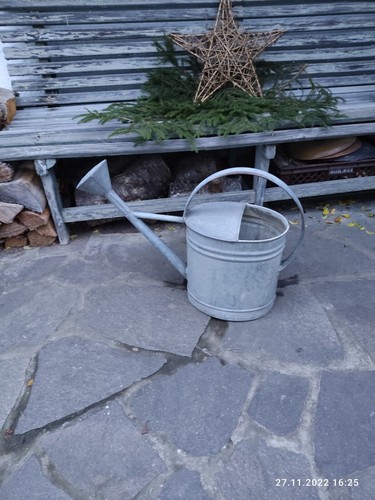 Große zinkgießkanne - große,