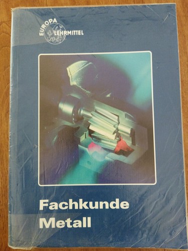 Fachkunde metall auflage - fachkunde, /