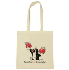 Logoshirt® Krtek Der kleine Maulwurf Erdbeeren Baumwolltasche Stofftasche Motiv