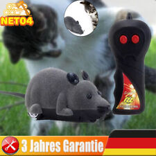 RC Elektrische Ferngesteuerte Maus Ratte mit Fernbedienung Haustier Katzen Grau