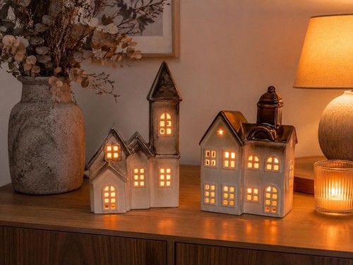 Led lichthaus steinzeug - led,