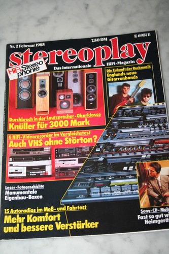 Stereoplay zeitschrift 1985 - zeitschrift, 02/1985