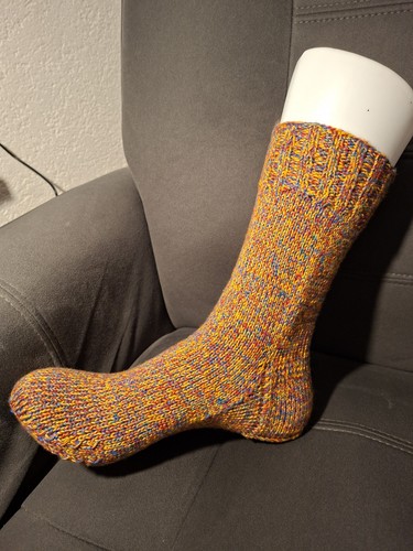 Selbst gestrickte wollsocken - selbst,
