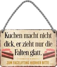 Blechschild Lustiger Spruch