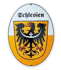 Emailleschild Schlesien -