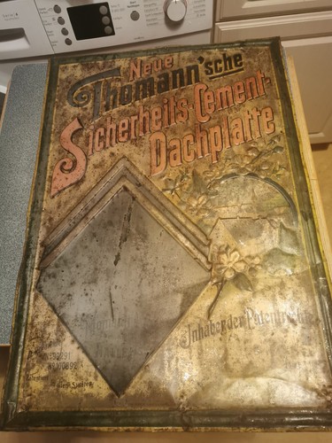 Altes blechschild 1890 - blechschild,