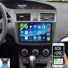 8Kern 6+128GB Für Mazda 3 Mazda3 2010-2013 BL Android 13 Autoradio Navi CarPlay