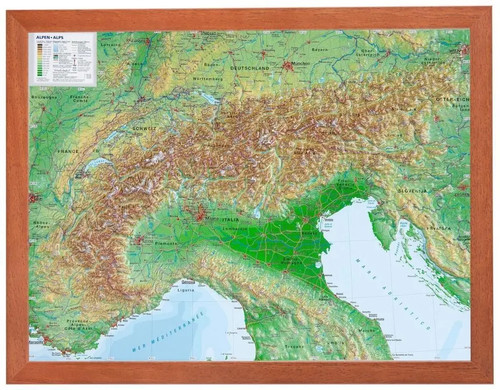 Relief alpen 4mio mit - relief,