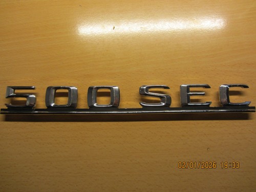 Mercedes 500sec typenschild - mercedes,