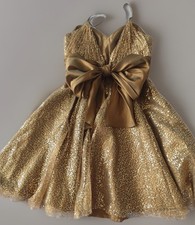Gold  Braun Kleid