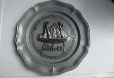 Zinnteller Koziol Engelszinn Wandteller Glück auf Bergbau 22 cm Teller