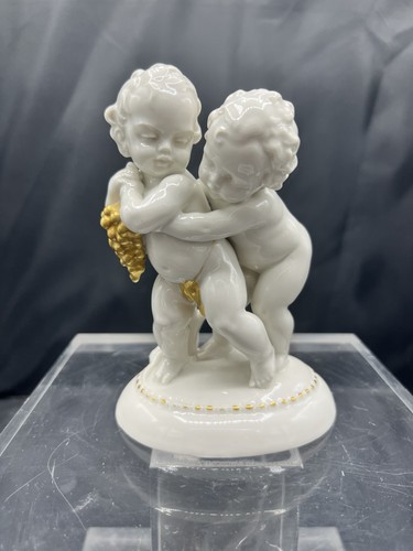 Katzhütte porzellan figur - katzhütte,