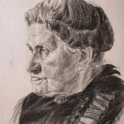 Frauenporträt bildnis studie - frauenporträt,