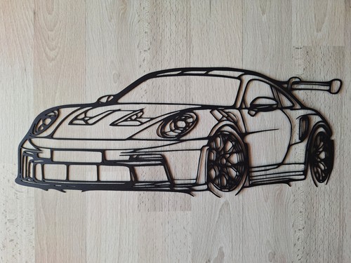 Silhouette metall sportwagen - metall,