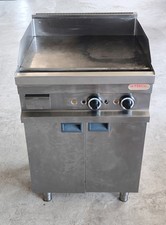 Bratplatte Griddleplatte Elektro Grill Gastronomie 60x60x102cm mit Unterschrank
