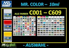 MW22 MR. HOBBY C-FARBE C001 - C609 MR. COLOR (10 ML) ALLE FARBEN (329 EUR/l)
