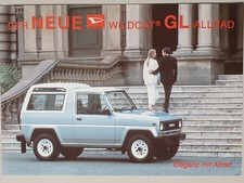 Daihatsu Wildcat GL Allrad Verkaufsprospekt 05/1984 neu zur Seite gelegt