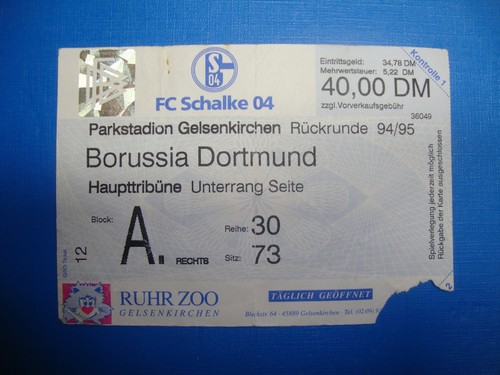 Ticket schalke 04 bvb - schalke,