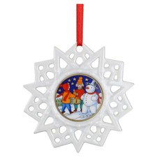 Schmuckstern schneemann - schmuckstern,