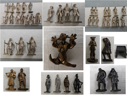 Metallfiguren 1 ü - +,