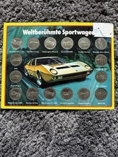 Rarität 70er Jahre Münzsammlung Shell Weltberühmte Sportwagen