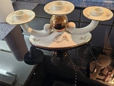 Vintage Alka Bavaria Porzellan Kerzenleuchter, Modell Peking, 50er Jahre