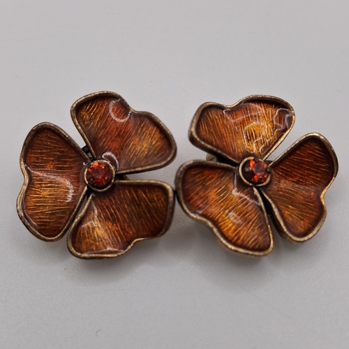 Vergoldete vintage ohrclip - vintage,
