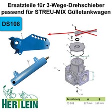 Ersatzteile für STREU-MIX Drehschieber DS108 4"