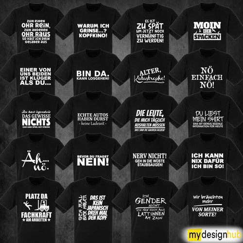 Tshirt mit spruch fun lustig - spruch,
