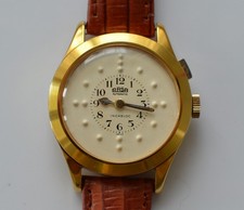 ARSA Blindenuhr Automatic Incabloc 17 Jewels vergoldet 20µ Vintage