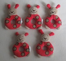babylove Marienkäfer Greifling Rassel Greifring * 5 Stück *