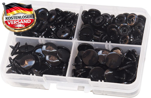 Druckknöpfe set schwarz für - druckknöpfe,