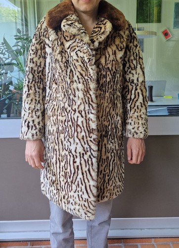 Leoparden pelzmantel regina - leoparden, pelzmantel,