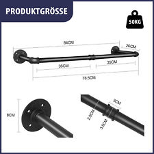 Schwerlast Kleiderstange Garderobenstange Kleiderständer Garderobe Wandmontage