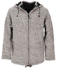 Unisex Wolljacke aus Nepal