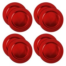 8x Platzteller gebürstet -