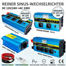 Rein Sinus Wechselrichter 12V