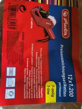 Herlitz Preisauszeichner 1-zeilig mit 1 Karton Avery Etiketten