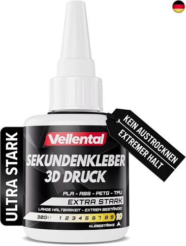 Sekundenkleber druck - sekundenkleber, 3d