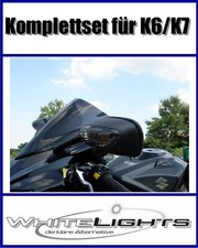 LED Rücklicht Heckleuchte und schwarze Blinker Suzuki GSX-R 600 750 K6 K7
