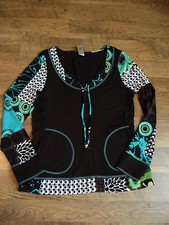 NEU! B.C. Heine Versand * exklusive Shirtjacke Strickjacke* braun bunt * Gr. 38