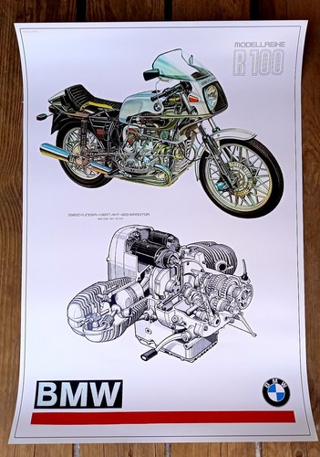 Poster bmw 100 oldtimer - poster,