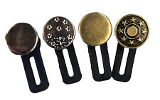 2x Bundverlängerung für Hose Jeans Hose breiter Expander Knopf Gummizug