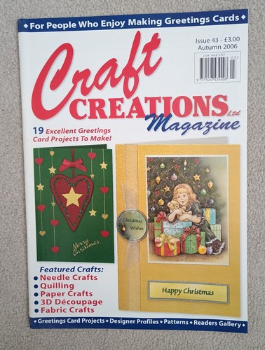 Craft creations card - card, making