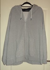 Livergy Zipper Kapuzen Sweatshirt-Jacke grau Taschen sportlich schlicht Gr 4XL