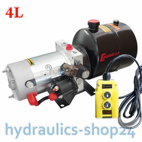 Stahltank hydraulikaggregat - 4l,