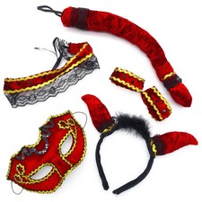 Teufel kostüm set halloween - kostÜm,