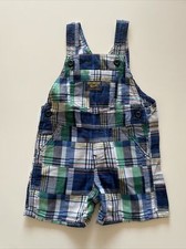 OSHKOSH B'GOSH SOMMERLICHE KURZE BAUMWOLL LATZHOSE BUNT GR. 80 CM • 12 MONATE