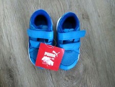 Puma Baby Schuhe kinder-fit blau Sneaker Laufschuhe Turnschuhe Gr. 21 neu