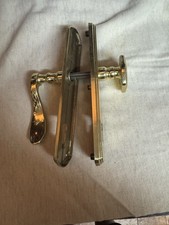 Messing Türbeschlag mit Knauf und Klinke